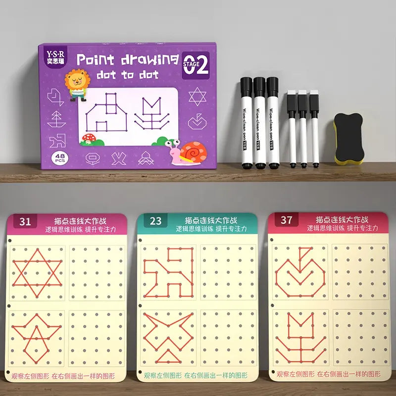 Handwriting practice Educational Learn reusable book for Holiday