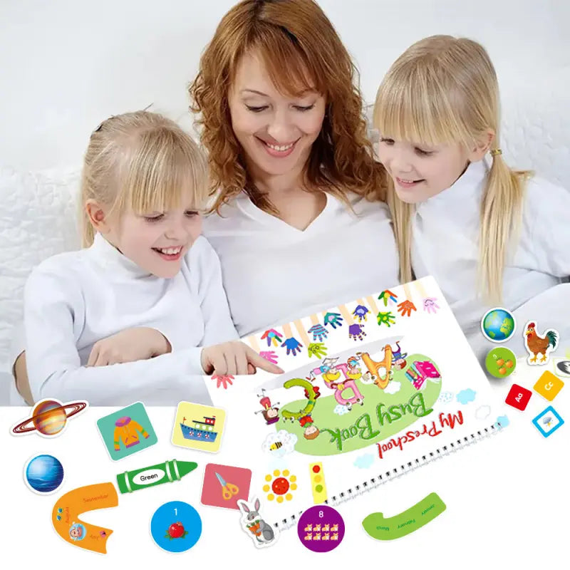 Busy Book Kids Montessori Educational Early Self Learn Holiday