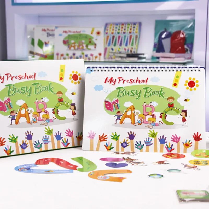 Busy Book Kids Montessori Educational Early Self Learn Holiday