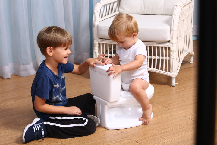 Potty Training Toilet White Holiday Bathtime