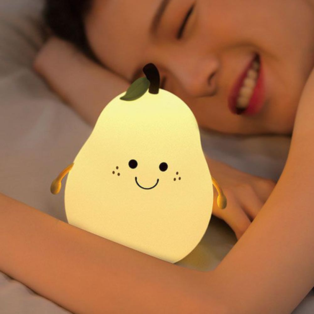 LED Nightlight Children Kids Color-changing Bedside Lamp sleep Holiday Bedtime